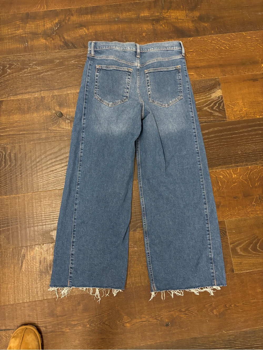Gap High Rise Stride Wide-Leg Ankle Jeans Size 27 Regular Length - Picture 2 of 3